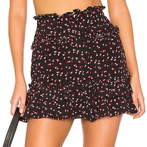 Lovers and friends‎ ruffle nova mini skirt size medium - Picture 1 of 10